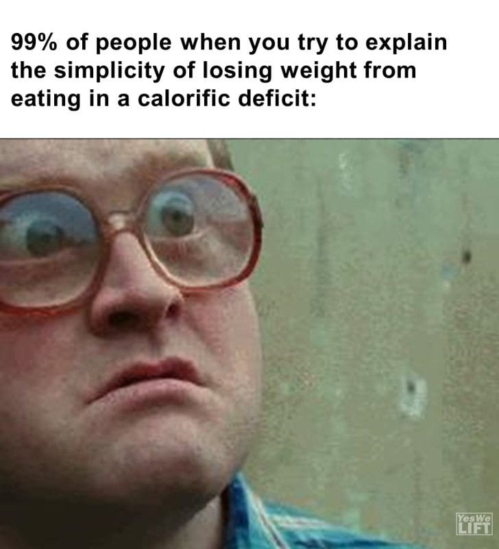558 - 99 Of People When You Try To Explain The Simplicity Of Losing Weight From Eating In A Calorific Deficit