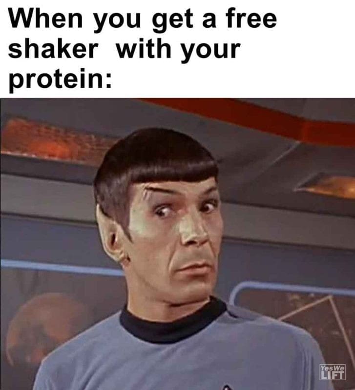 559 - When You Get A Free Shaker With Your Protein