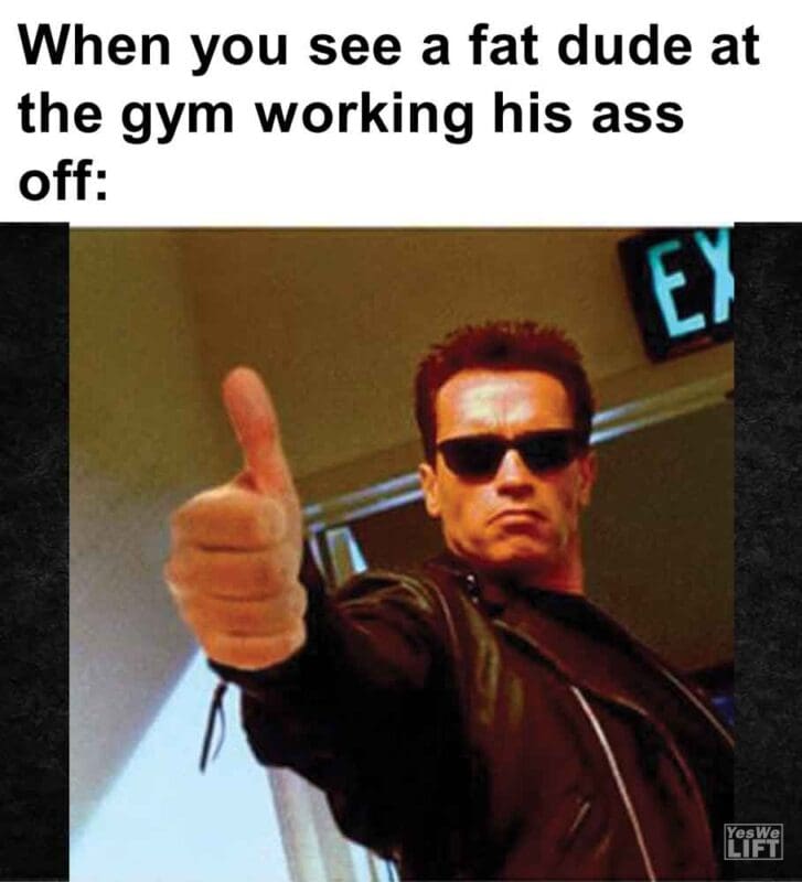 564   When You See A Fat Dude At The Gym Working His Ass Off