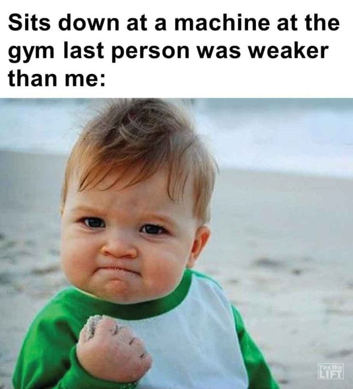 566 - Sits Down At A Machine At The Gym Last Person Was Weaker Than Me