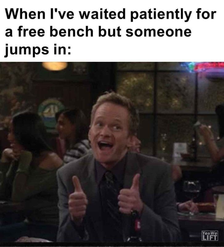 570 - When I've Waited Patiently For A Free Bench But Someone Jumps In