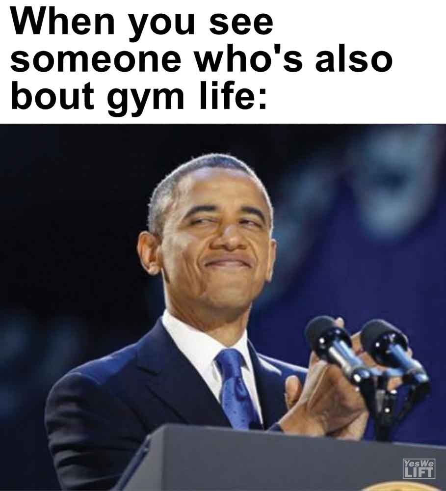 573   When You See Someone Who's Also Bout Gym Life