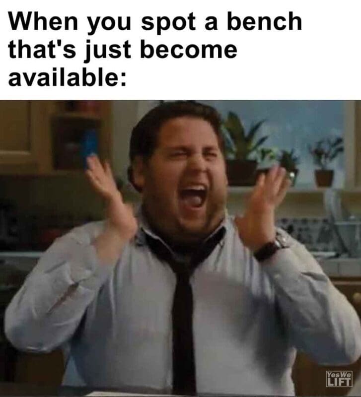 577   When You Spot A Bench That's Just Become Available