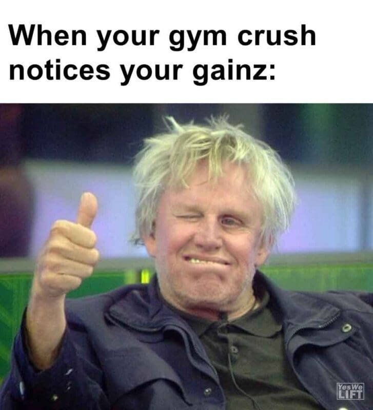 586   When Your Gym Crush Notices Your Gainz