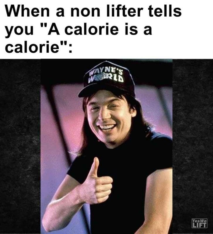 587 - When A Non Lifter Tells You A Calorie Is A Calorie