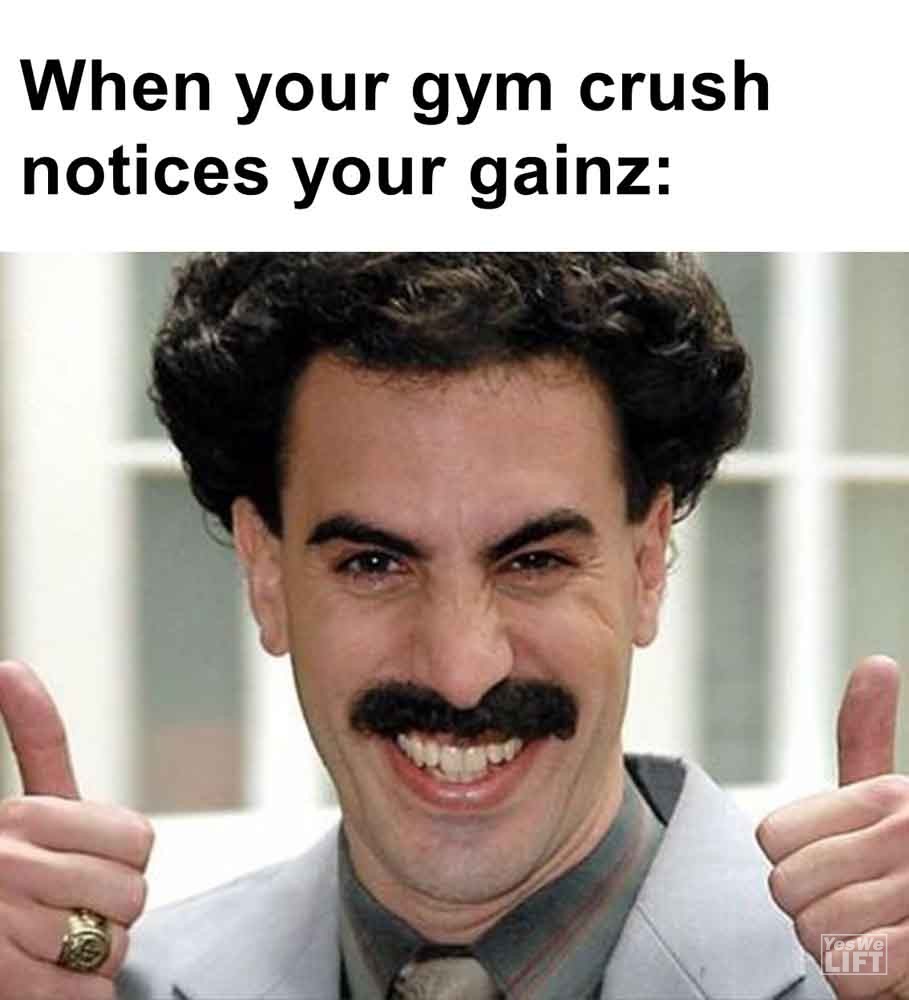 588 When Your Gym Crush Notices Your Gainz