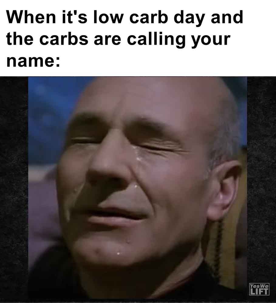 592 When It's Low Carb Day And The Carbs Are Calling Your Name