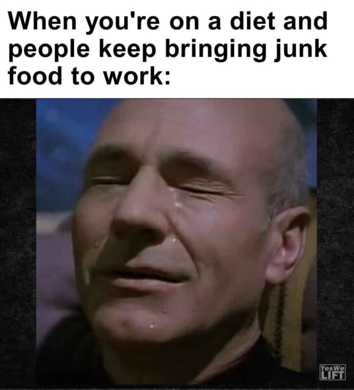 592   When You're On A Diet And People Keep Bringing Junk Food To Work