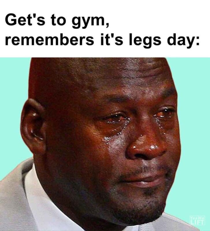 595   Get's To Gym, Remembers It's Legs Day