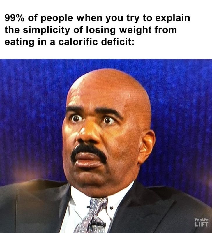 598 - 99 Of People When You Try To Explain The Simplicity Of Losing Weight From Eating In A Calorific Deficit