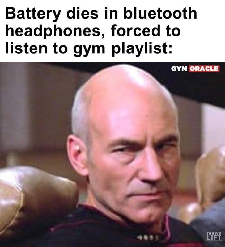 599 - Battery Dies In Bluetooth Headphones, Forced To Listen To Gym Playlist