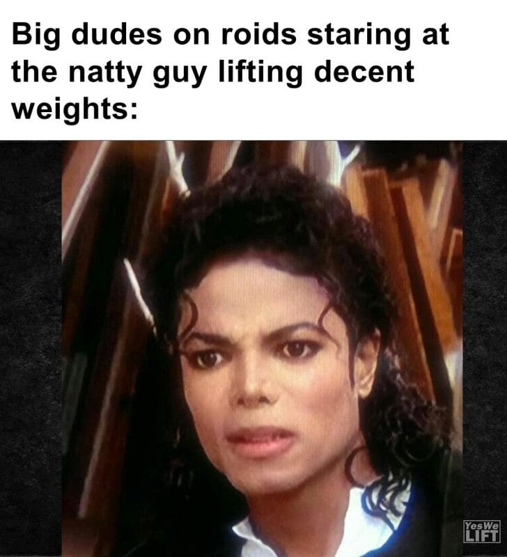 600 - Big Dudes On Roids Staring At The Natty Guy Lifting Decent Weights