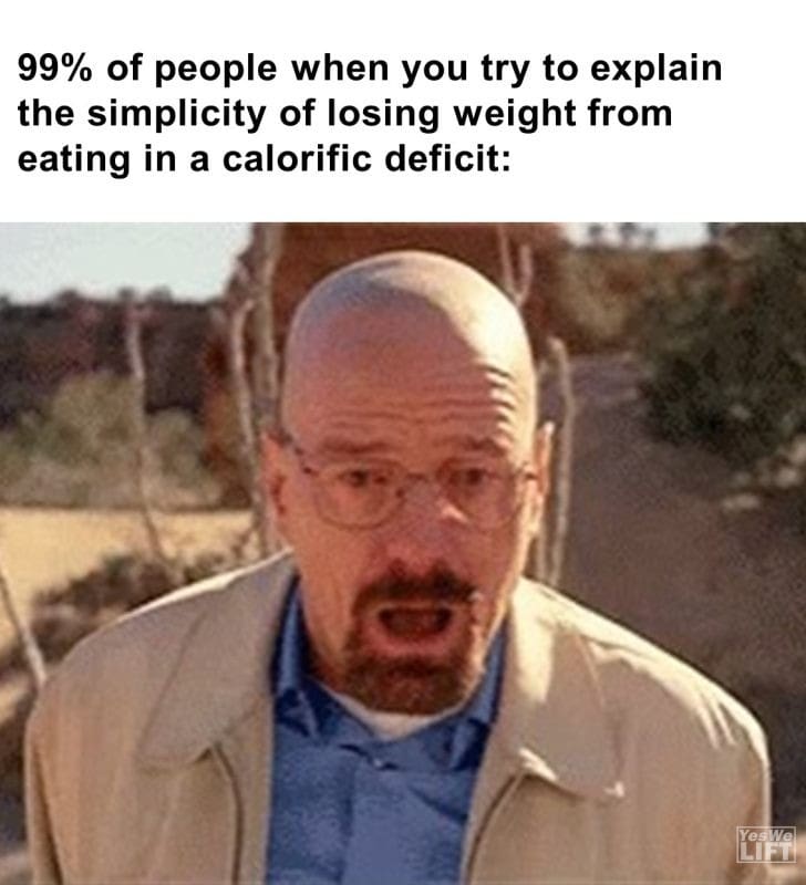 601 - 99 Of People When You Try To Explain The Simplicity Of Losing Weight From Eating In A Calorific Deficit