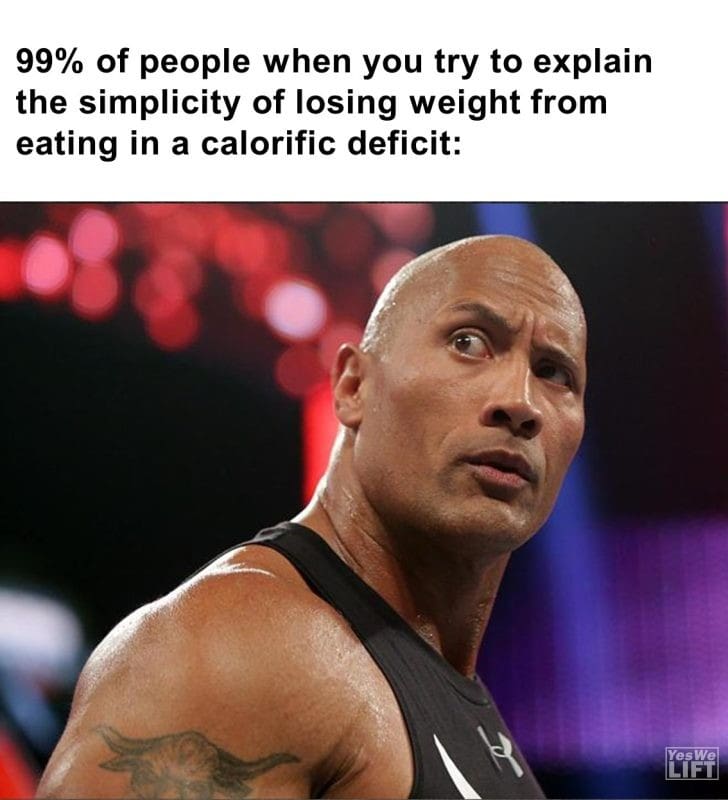 602 - 99 Of People When You Try To Explain The Simplicity Of Losing Weight From Eating In A Calorific Deficit