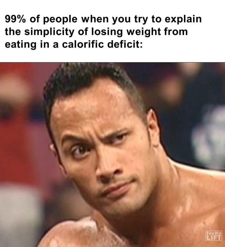 603 - 99 Of People When You Try To Explain The Simplicity Of Losing Weight From Eating In A Calorific Deficit