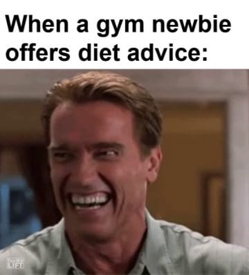 When A Gym Newbie Offers Diet Advice frame at ms