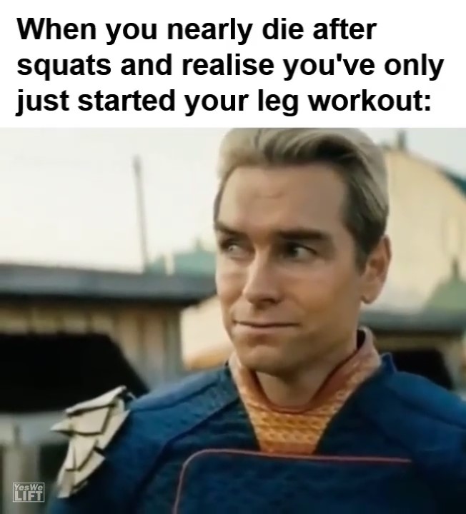 746   When You Nearly Die After Squats And Realise You've Only Just Started Your Leg Workout   frame at 0m9s