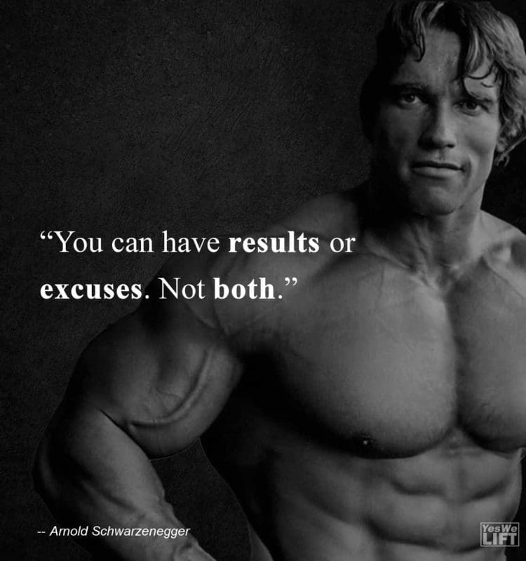 Arnold Shwarzenegger - You Can Have Results Or Excuses Not Both