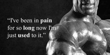 Ronnie Coleman   I've Been In Pain For So Long Now I'm Just Used To It