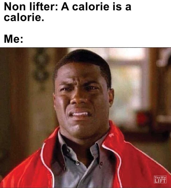 Non Lifter A Calorie Is A Calorie Me