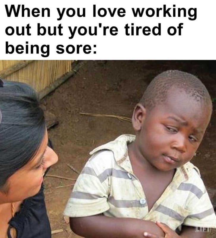 When You Love Working Out But You're Tired Of Being Sore