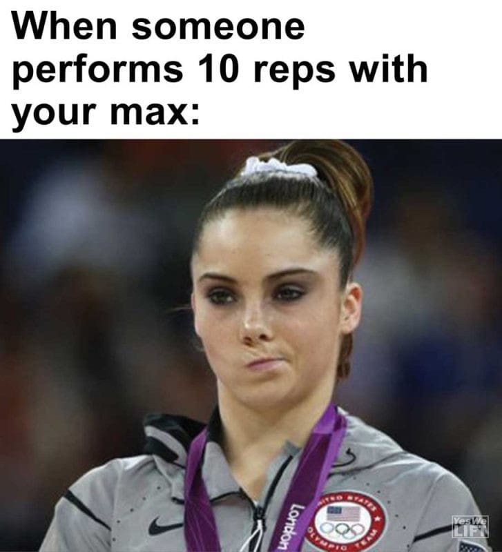 When Someone Performs Reps With Your Max