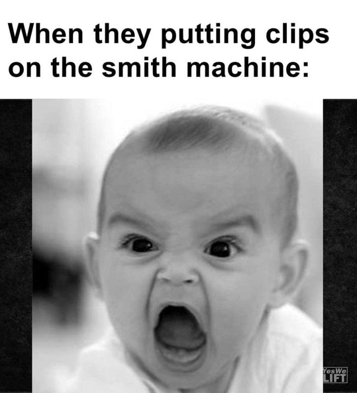 When They Putting Clips On The Smith Machine