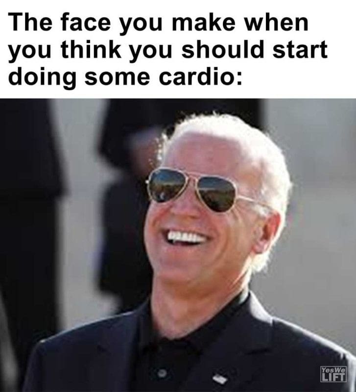 The Face You Make When You Think You Should Start Doing Some Cardio