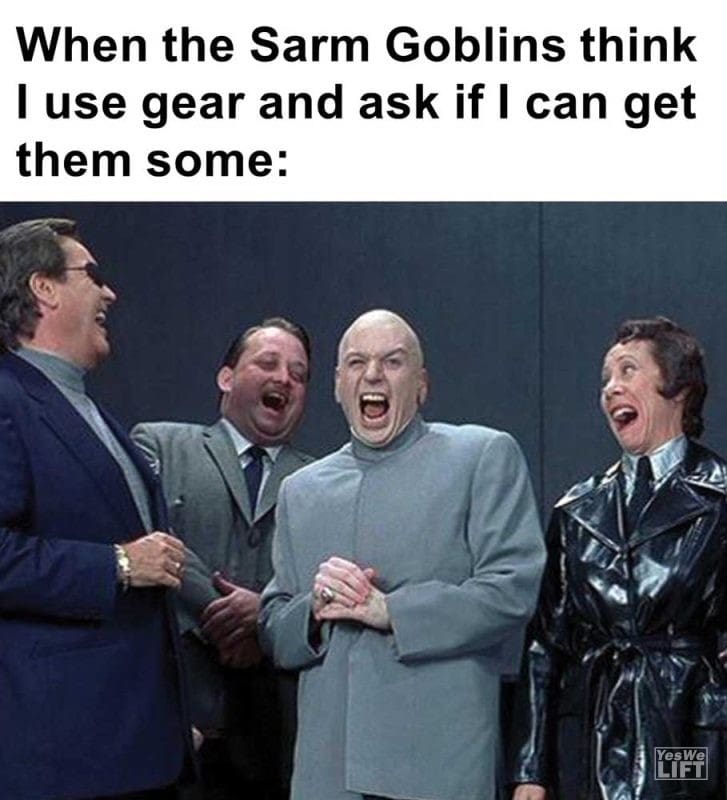 When The Sarm Goblins Think I Use Gear And Ask If I Can Get Them Some