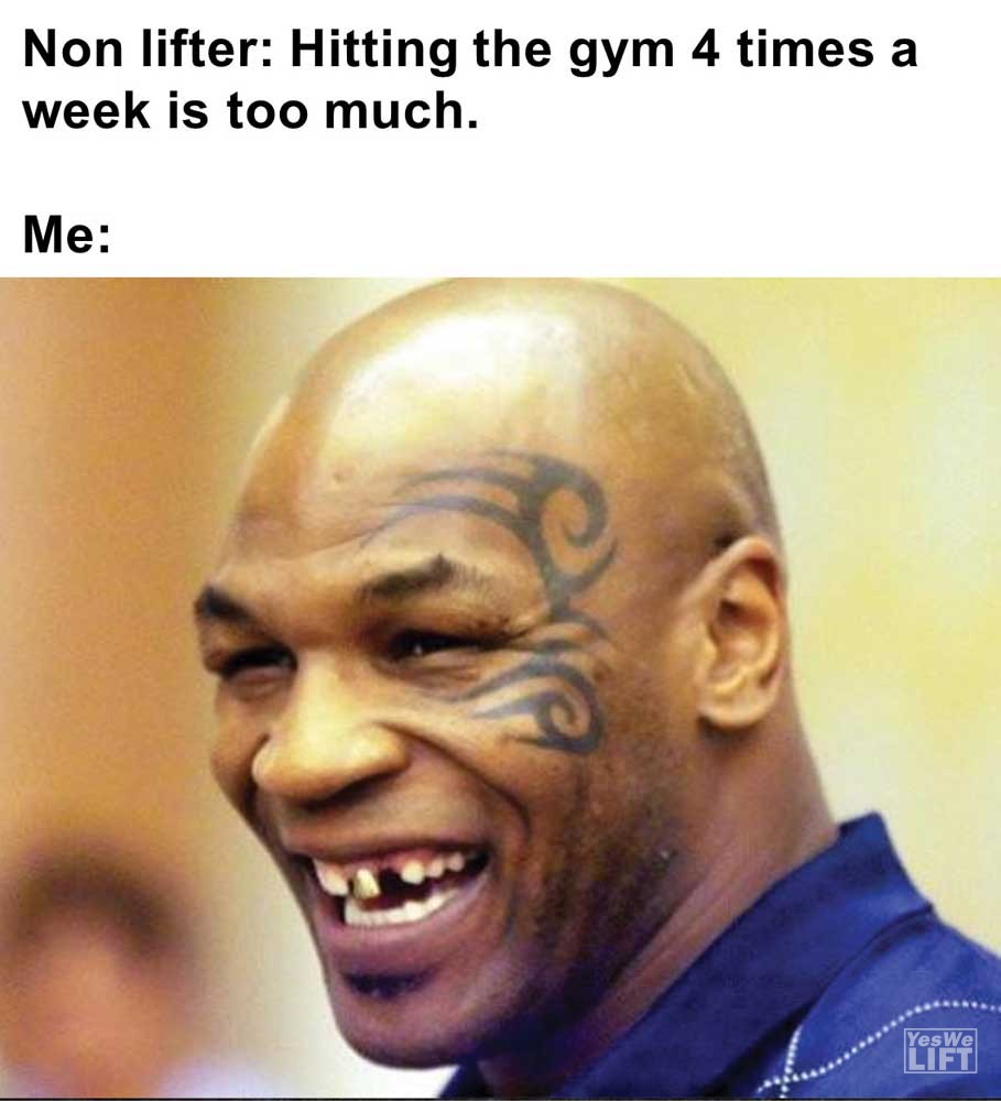 Non Lifter Hitting The Gym Times A Week Is Too Much Me