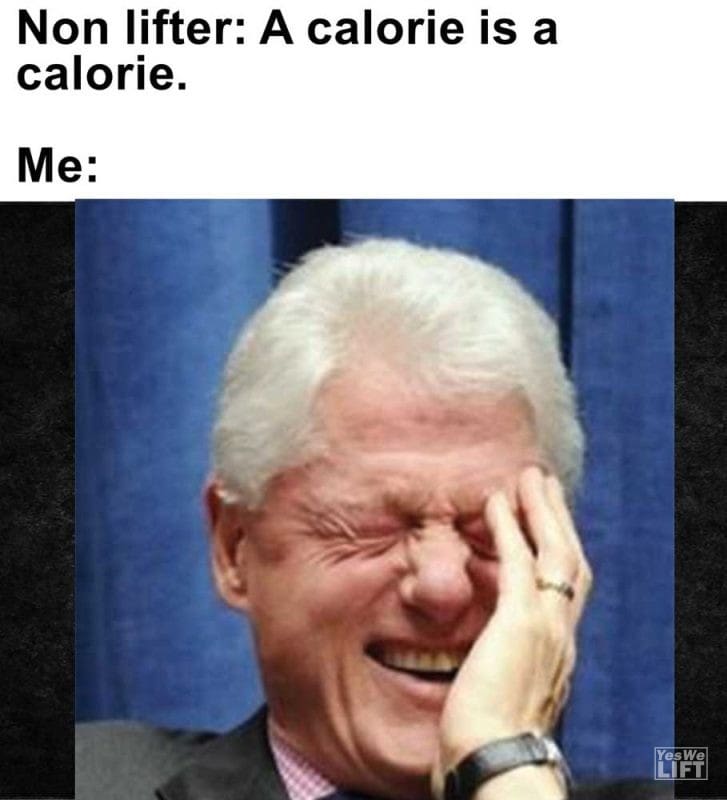 Non Lifter A Calorie Is A Calorie Me