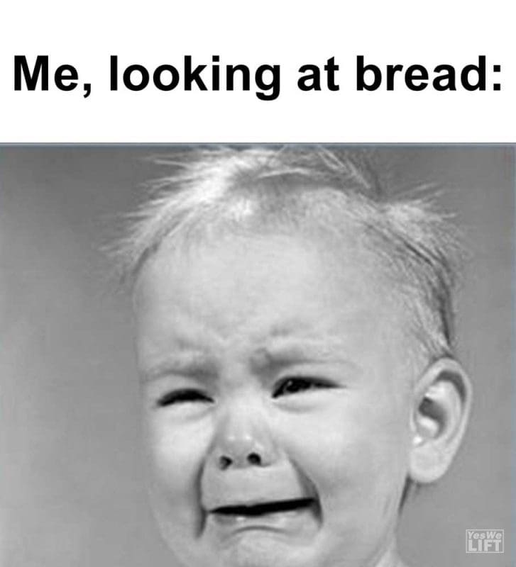Me Looking At Bread
