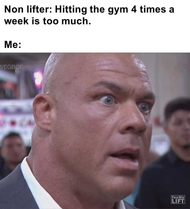 Non Lifter Hitting The Gym Times A Week Is Too Much Me