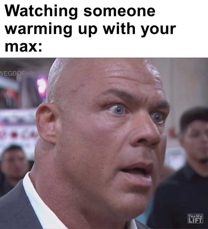 Watching Someone Warming Up With Your Max
