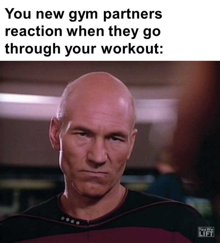 You New Gym Partners Reaction When They Go Through Your Workout
