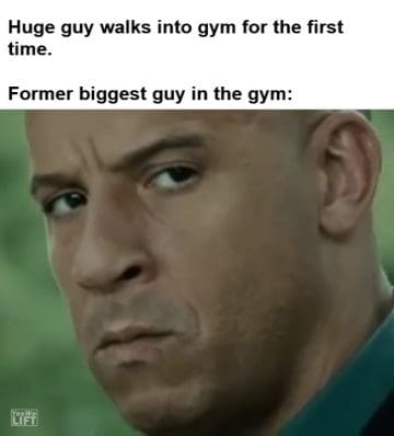 Huge Guy Walks Into Gym For The First Time Former Biggest Guy In The Gym frame at ms