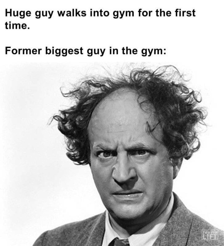 Huge Guy Walks Into Gym For The First Time Former Biggest Guy In The Gym