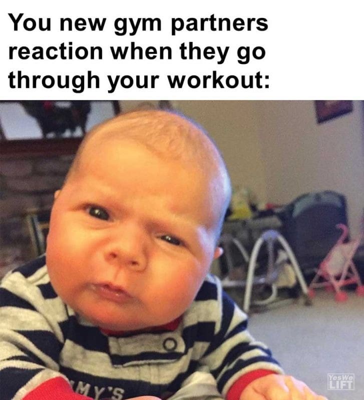 You New Gym Partners Reaction When They Go Through Your Workout