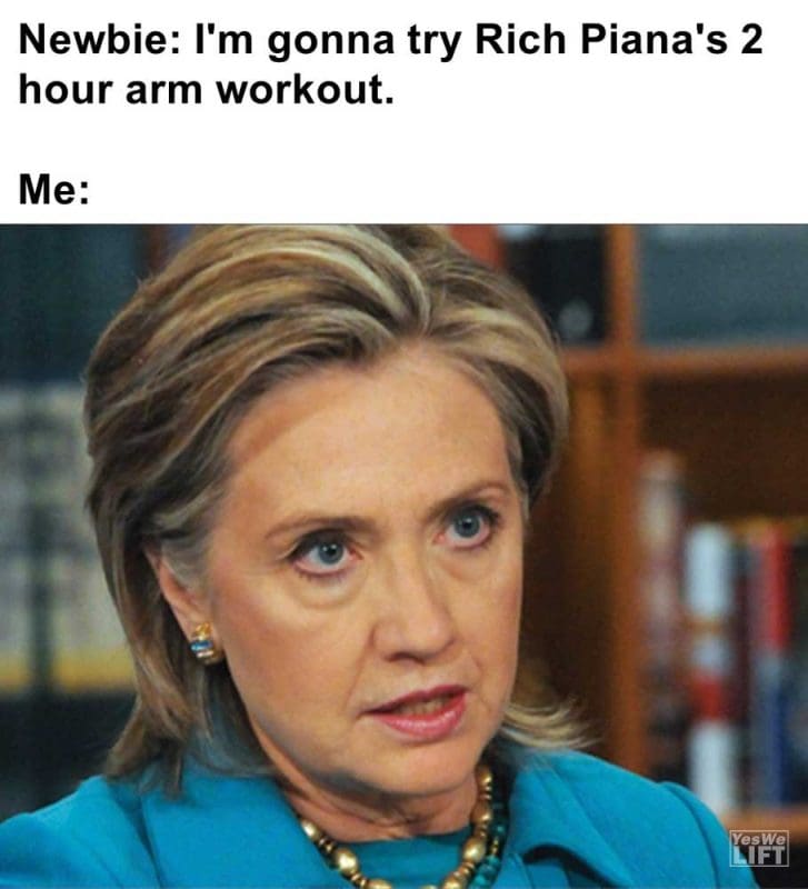 Newbie I'm Gonna Try Rich Piana's Hour Arm Workout Me