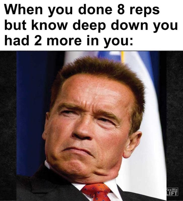 When You Done Reps But Know Deep Down You Had More In You