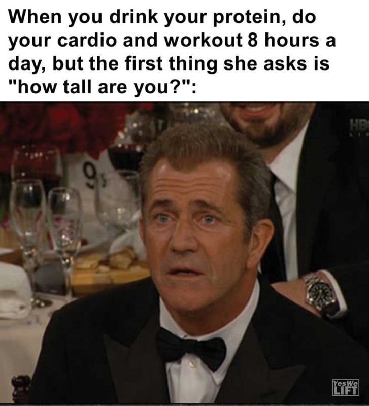 When You Drink Your Protein Do Your Cardio And Workout Hours A Day But The First Thing She Asks Is Ho