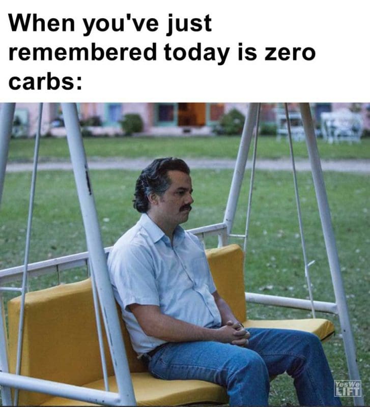 When You've Just Remembered Today Is Zero Carbs