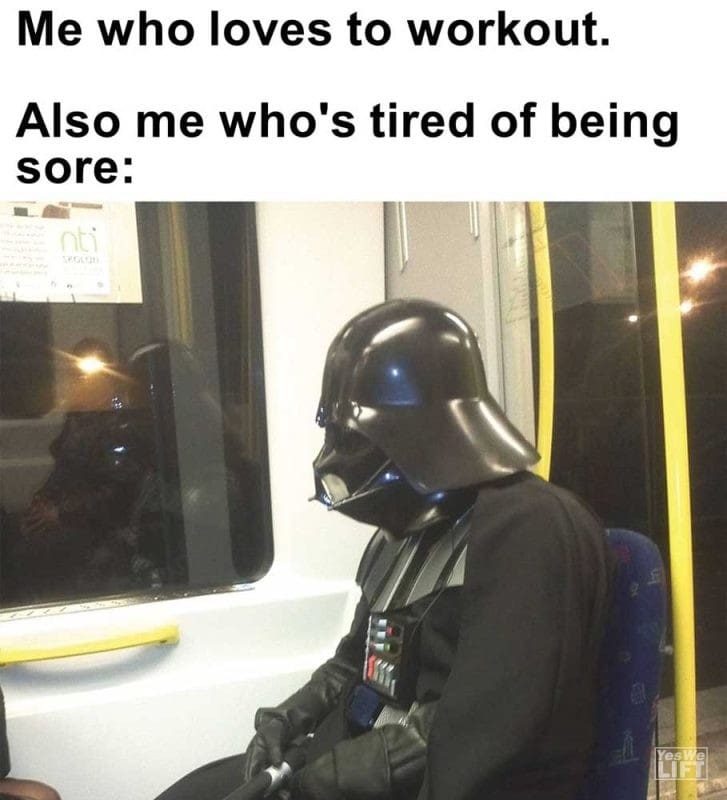 Me Who Loves To Workout Also Me Who's Tired Of Being Sore