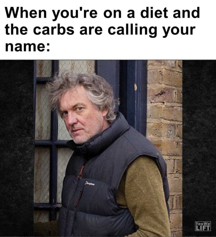 When You're On A Diet And The Carbs Are Calling Your Name