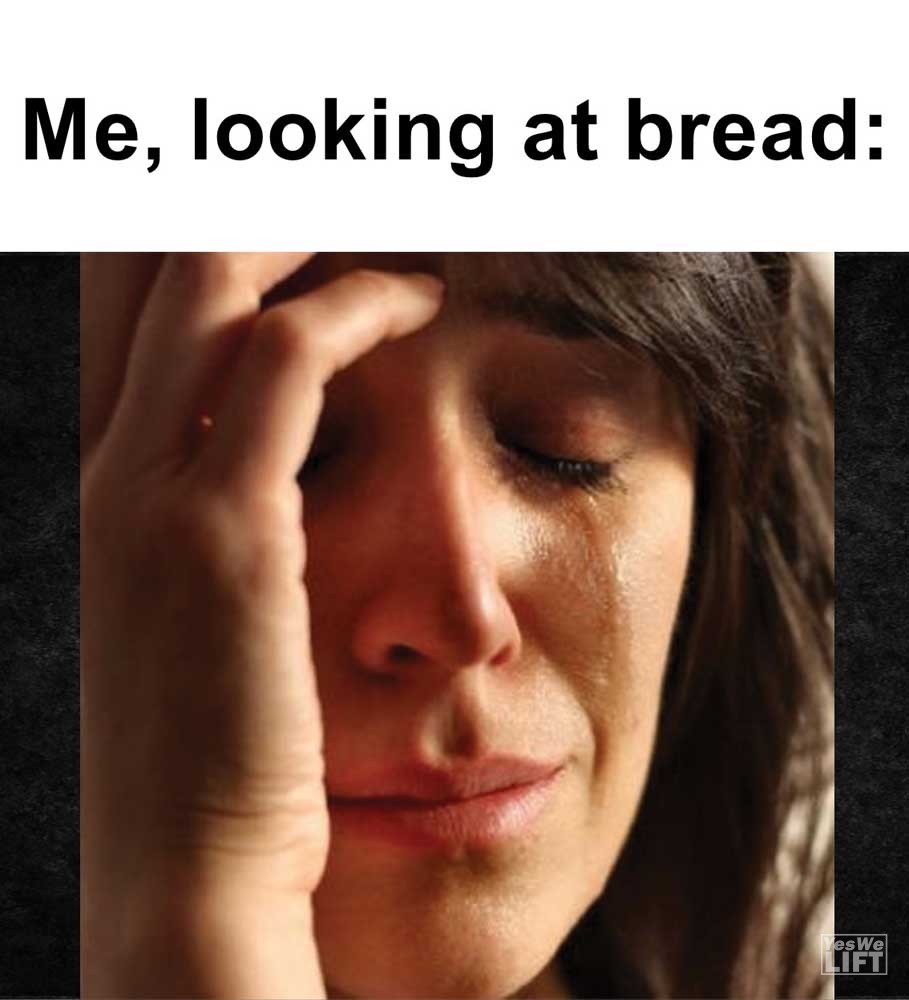 Me Looking At Bread
