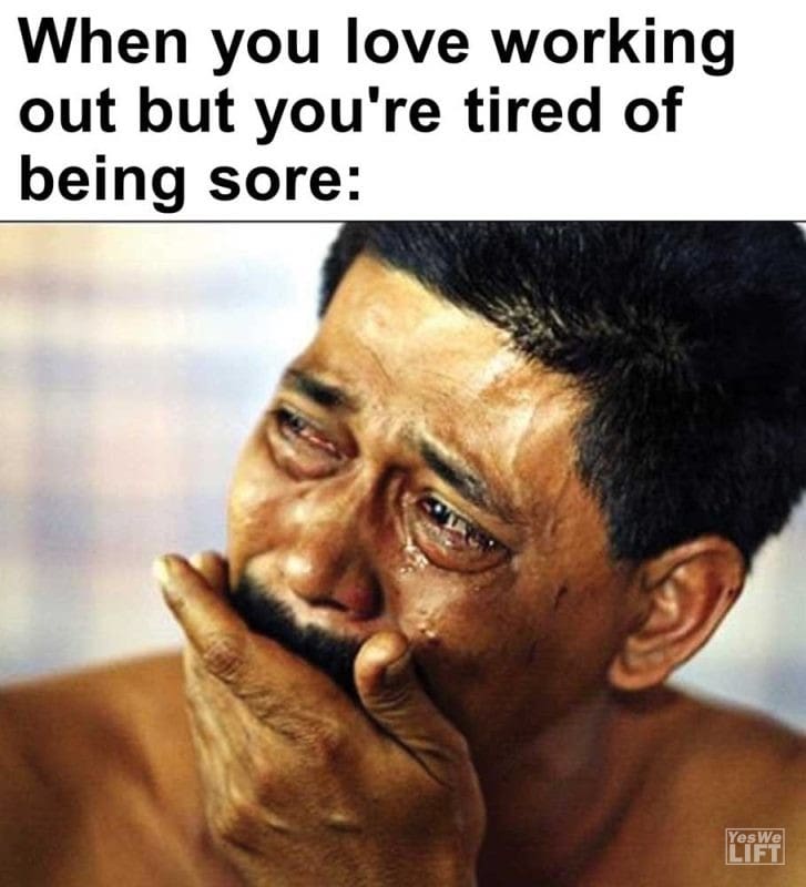 When You Love Working Out But You're Tired Of Being Sore