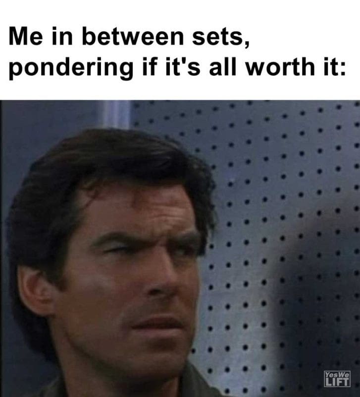 Me In Between Sets Pondering If It's All Worth It