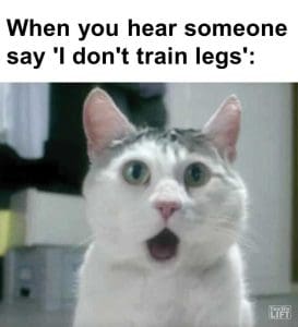 When You Hear Someone Say 'i Don't Train Legs'