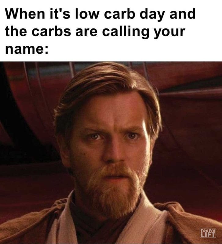 When It's Low Carb Day And The Carbs Are Calling Your Name