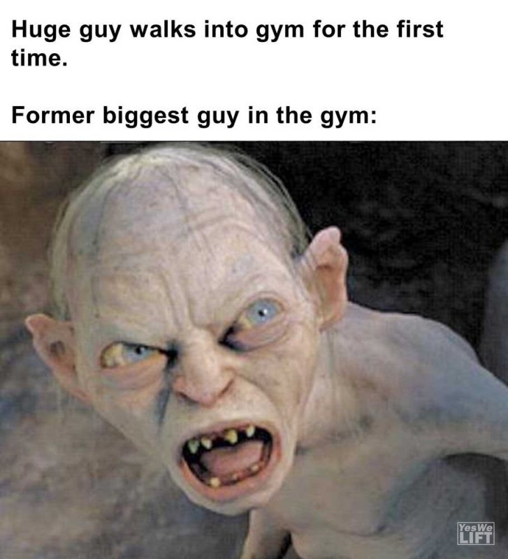 Huge Guy Walks Into Gym For The First Time Former Biggest Guy In The Gym